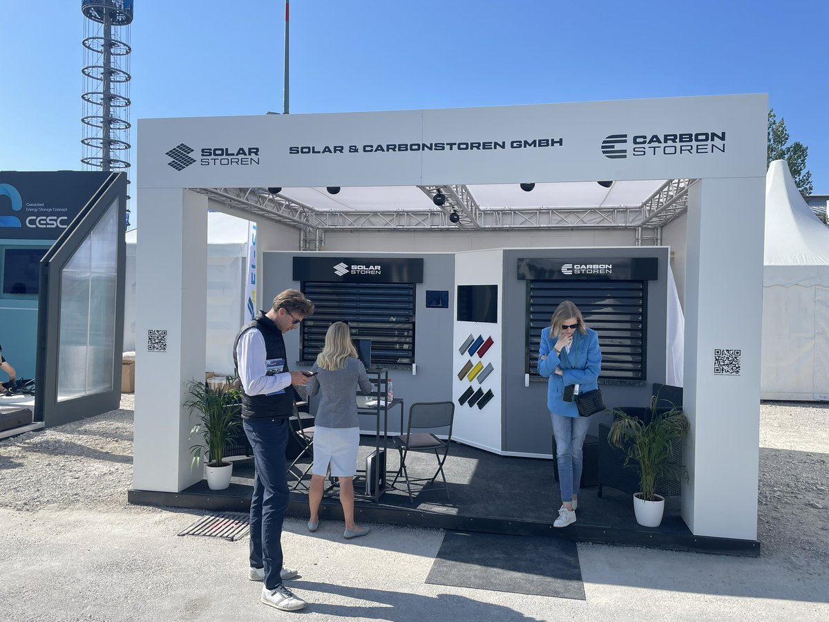 SCS_AG_Schweiz's tweet image. solar-carbonstoren.com
Messe Intersolar München 2023