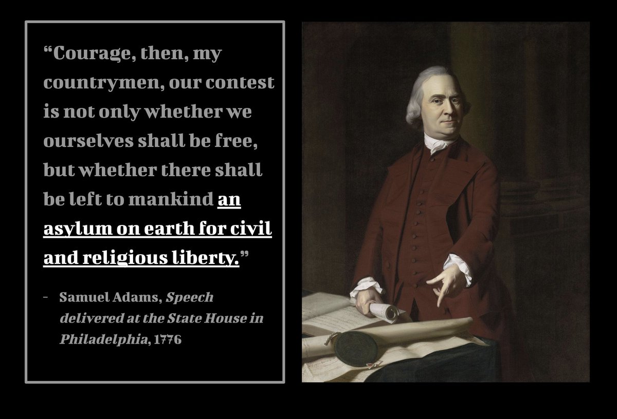 Our Founders believed that America was ordained by God as an “Asylum for Mankind.” They used the phrase constantly. John Adams’ nephew actually grew sick of hearing the phrase and wrote to his aunt Abigail that he wished everybody would stop using it. Founders like John Jay