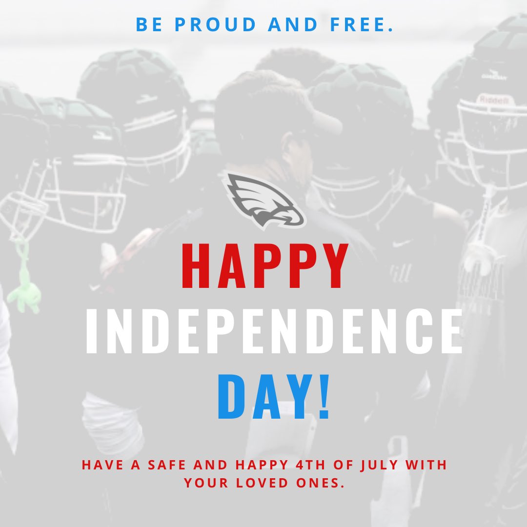 Happy Fourth of July to our Eagles Family and Community! 🇺🇸

#FORTHEHILL 🦅
