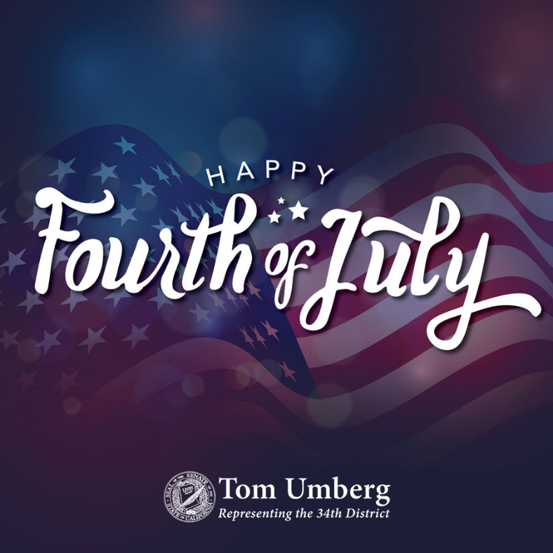 SenatorUmberg's tweet image. Happy 4th of July to everyone! Please stay safe and enjoy time with family and friends.
Remember our veterans who lost their lives for our freedom, and those who are still serving to preserve our independence.
#4thOfJuly, #IndependenceDay 🗽🎆
