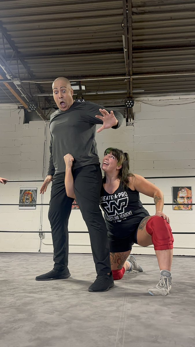 bearbronsonBC's tweet photo. Check out @the_gnomie , myself, &amp; @CreateAPro Wrestling Academy featured in Maven’s Newest YouTube video “Revealing the Secrets of WWEs Most Iconic Moves”

This was such a blast. 
Thank You Maven!

Link below! ⬇️ https://t.co/jp44lBLq21