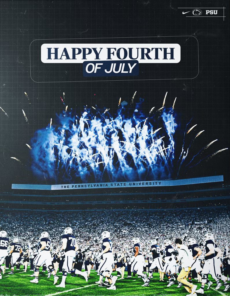 jonpanagou's tweet image. Thank you @PennStateFball for wishing me a happy 4th!! God bless America🇺🇸@CoachTrautFB @kevceh @chrismahon_