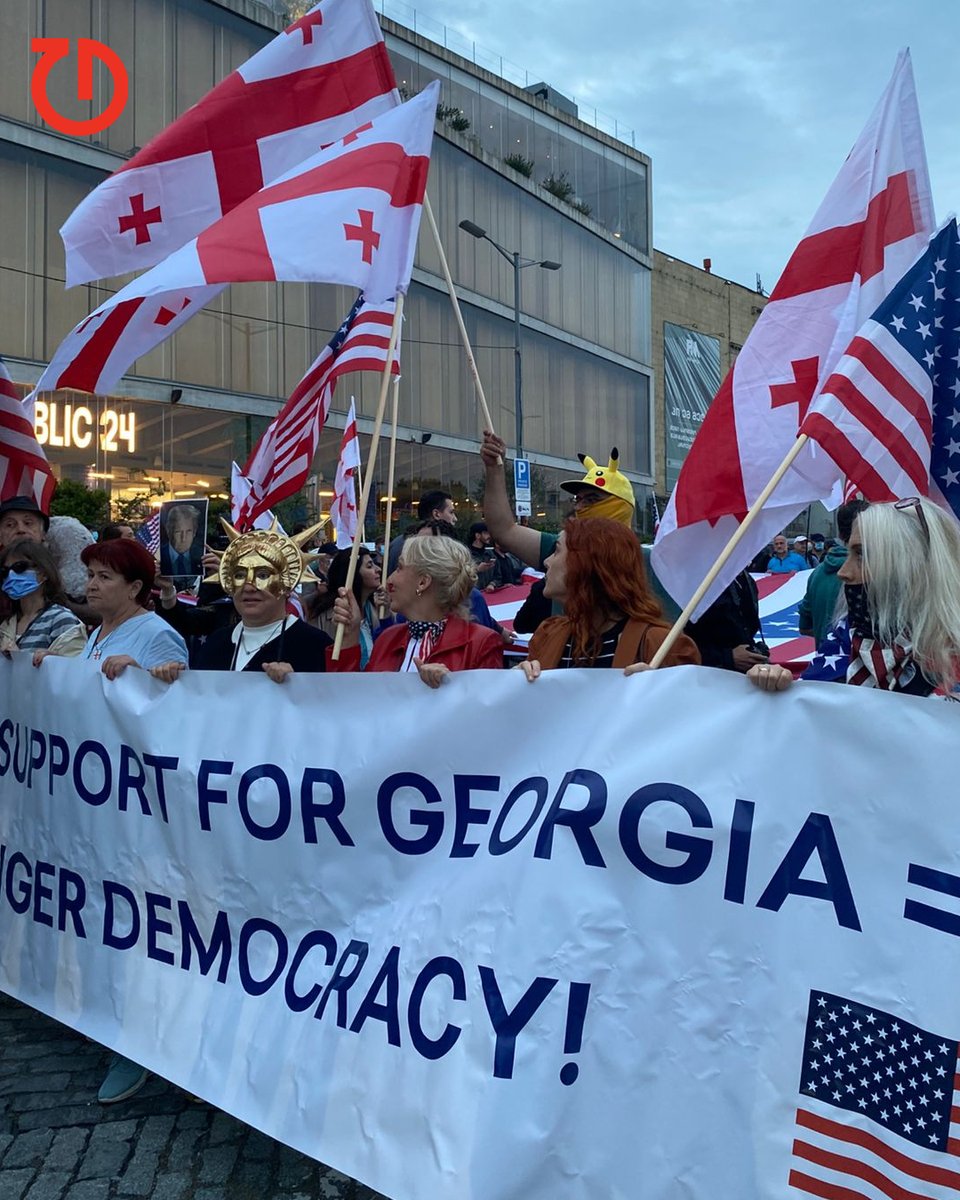 🇬🇪🇺🇸 ‘USA, Make Georgia Great Again’ march held in Tbilisi, Georgia

Participants call on the Trump administration to help Georgia against the Russian threat