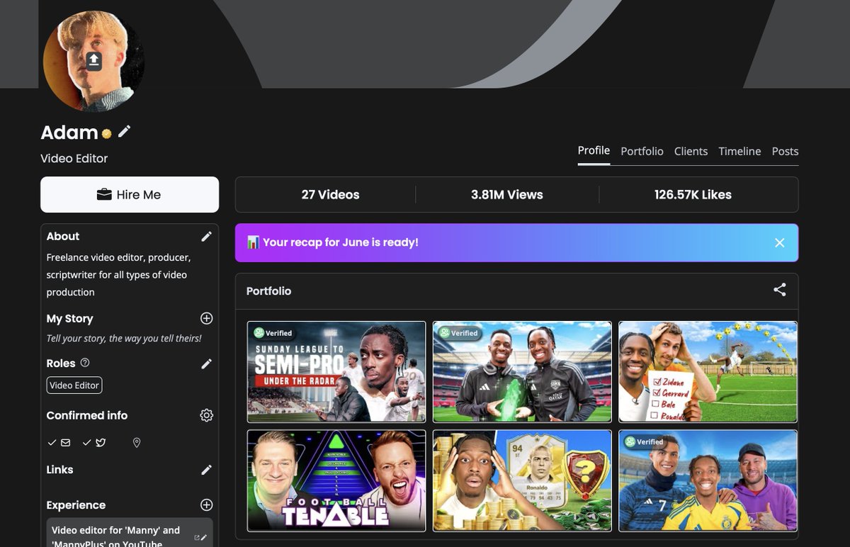Anyone found YT jobs effective for securing more work? 

I've never really tried it as twitter's always been easier, but seems like a good thing to try out?