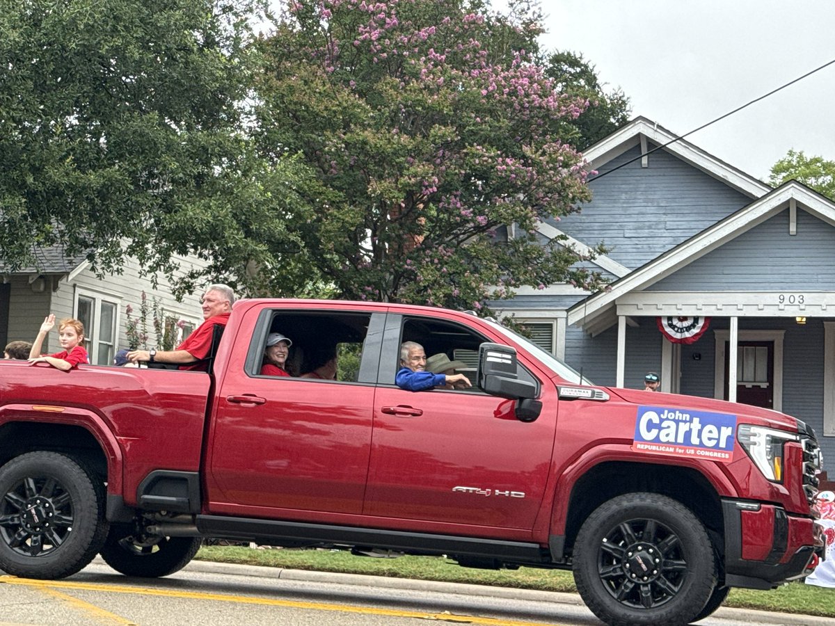 Made it back home in time after voting for the OBBB to participate in the Belton Fourth of July parade with my kids and grandkids. Hope everyone has a Happy Independence Day 🇺🇸