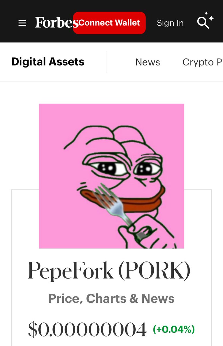 According to reliable sources, the biggest red flag on Crypto Twitter right now: $PORK has the most active and engaged community — even though all socials are silent and the founder <a href="/Pauly0x/">PAULY</a> is completely MIA. 🚩

$PORK 🤝 <a href="/ForbesCrypto/">Forbes Crypto</a> 

🐽🫵