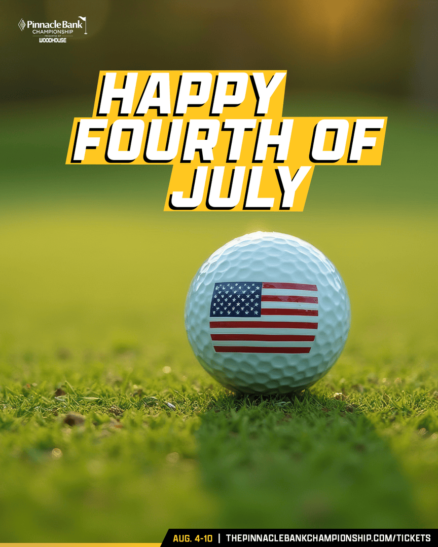 Thank you for your service!

If you're currently serving, have retired from the military or are a First Responder, you can get up to two (2) free One-Day Grounds tickets, that can be used any day for this year’s Pinnacle Bank Championship!

🔗 : tinyurl.com/yk4t3d64