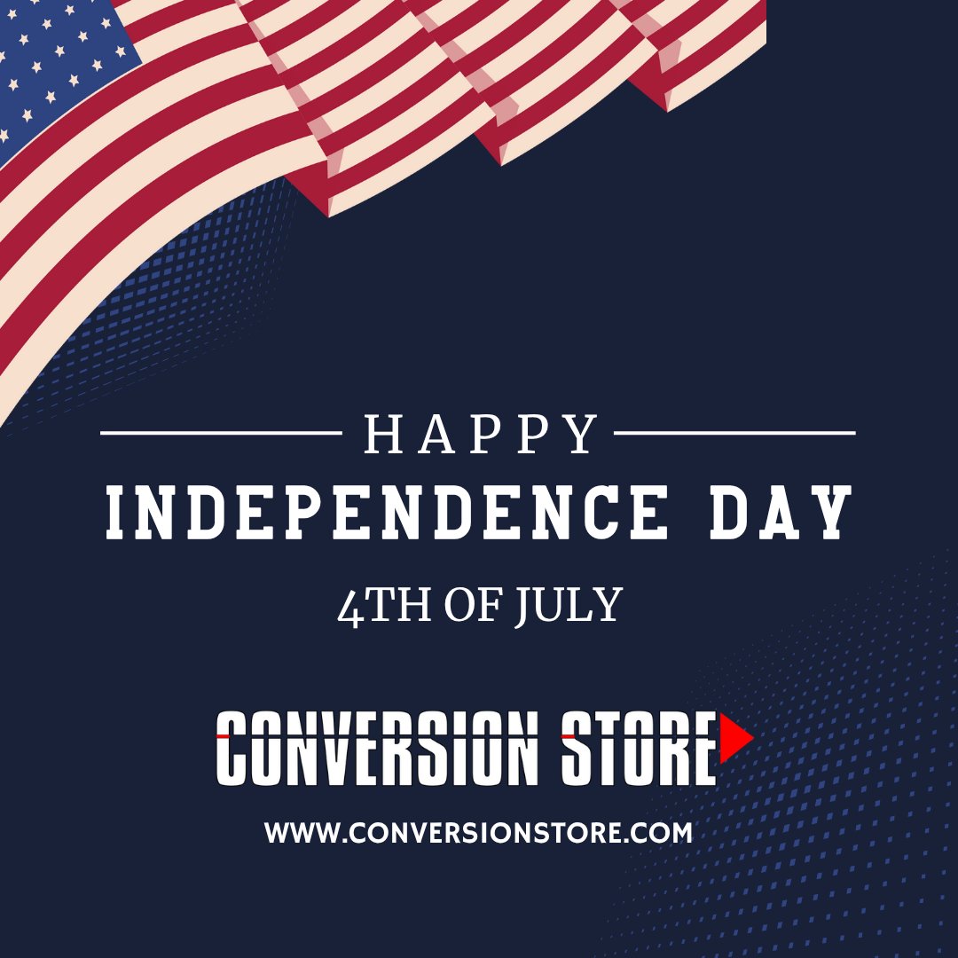ConversionStore's tweet image. We wish all of you a very Happy 4th of July holiday long weekend. May you have a terrific day surrounded by family and friends. And your furry friends! Please be mindful of them with the fireworks!

#Learning #MarketingCommunity #DigitalMarketing #KeyInsights #4July