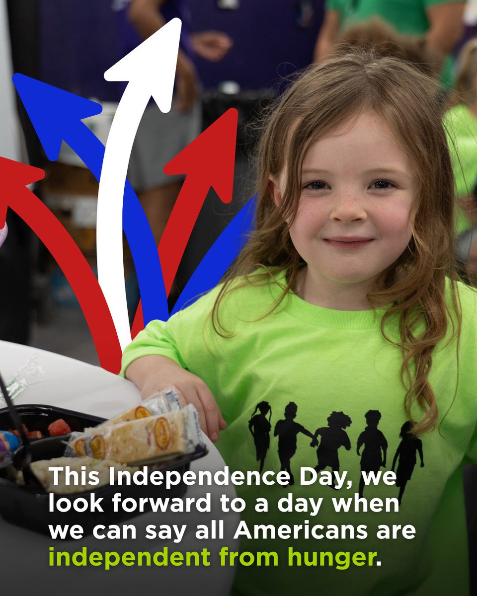 This #IndependenceDay, we celebrate the freedom to nourish our neighbors. 💚 Thank you for making meals possible. #CTFB #4thofJuly