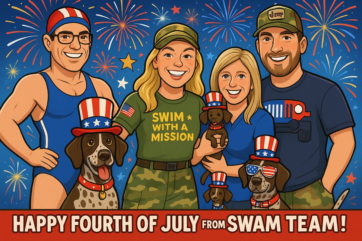 🇺🇸Happy 4th of July!
Join us next Saturday, July 12 on beautiful Newfound Lake for the 9th Annual Swim With A Mission—an open water swim race with the Navy SEALs to support and honor our Veterans. 👉Learn more: swam.org