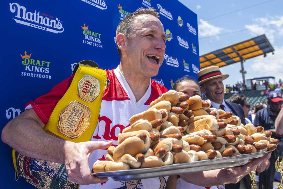 JOEY CHESTNUT FREE PICK ✅
JOEY CHESTNUT 17-TIME HOT DOG EATING CHAMP ✅