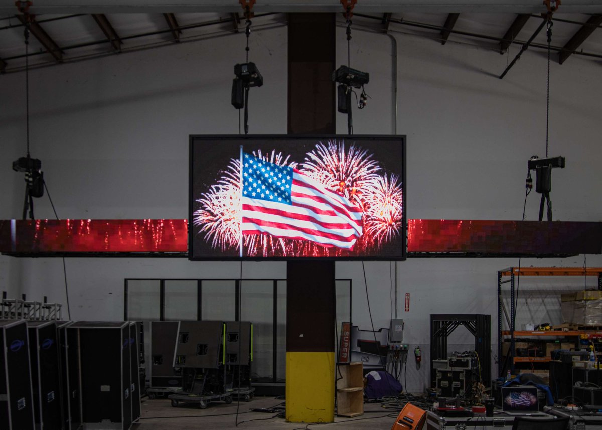 govisionxp's tweet photo. Lighting up America’s birthday the GoVision way, bright, bold, and bigger than life. 🎆
Happy Independence Day from GoVision! 

#GoVision #ExperienceUnrivaled https://t.co/qGnYnAe9yz