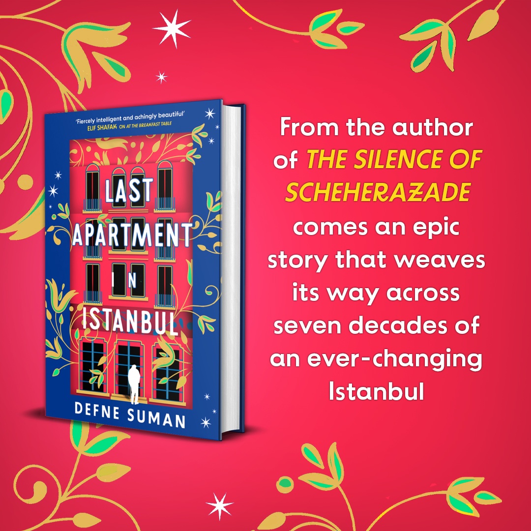 LoveReading (@lovereadinguk) on Twitter photo "A novel to take your time over, though its smooth pace and layered intrigue invite it to be read in but a handful of immersive sittings." Joanne Owen, Expert Reviewer
The Last Apartment in Istanbul by <a href="/DefneSuman/">Defne Suman</a>, <a href="/HoZ_Books/">Head of Zeus</a>
Read an extract and order:
l8r.it/Cjuf "A novel to take your time over, though its smooth pace and layered intrigue invite it to be read in but a handful of immersive sittings." Joanne Owen, Expert Reviewer
The Last Apartment in Istanbul by <a href="/DefneSuman/">Defne Suman</a>, <a href="/HoZ_Books/">Head of Zeus</a>
Read an extract and order:
l8r.it/Cjuf
