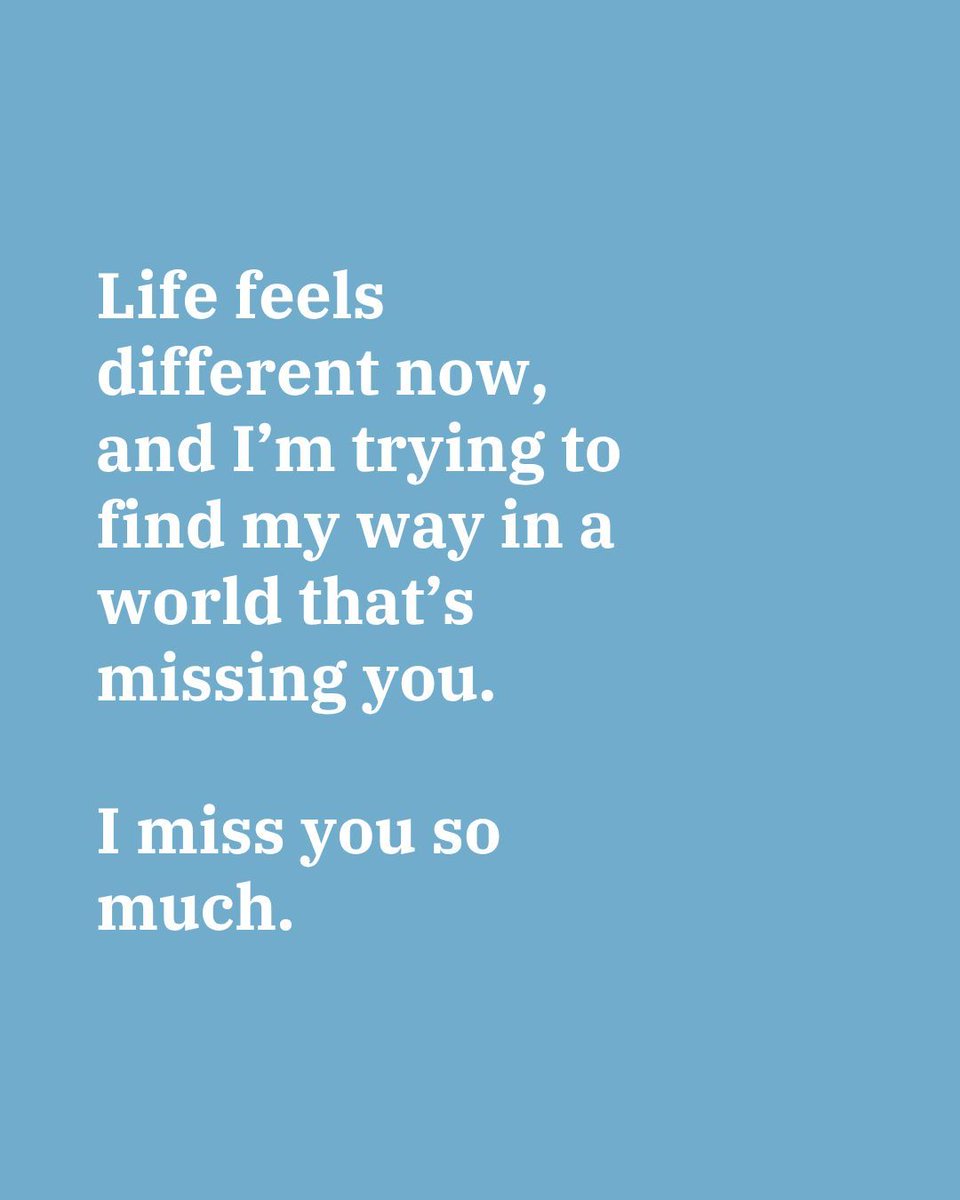 Life feels unfamiliar.
I’m trying to find my way in a world that keeps moving without you.

Connect with others who will understand: surveymonkey.com/r/AMF_App or tap on the link in bio.