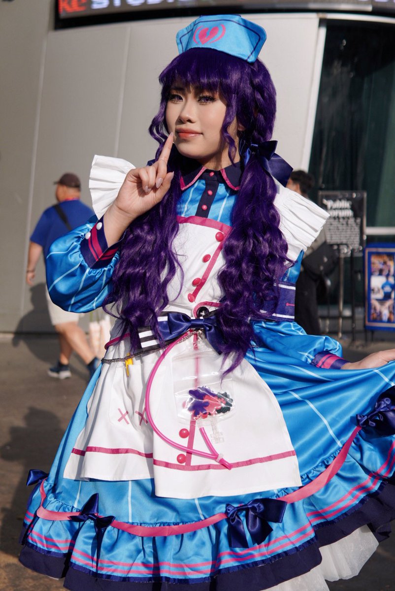 nurse mafuyu for day 2 of #animeexpo2025 !!