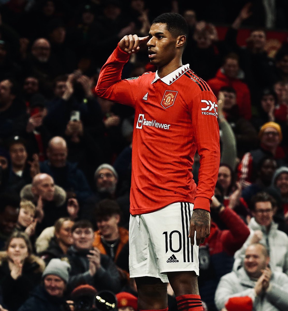 426 matches 
138 goals 
63 assists 
33 PL goal involvements v the ‘big six’ 
5 major trophies 
Countless lives changed through his activism and campaigning in Manchester and beyond. 

Marcus Rashford embodied everything that a Manchester United player should be. 🙌