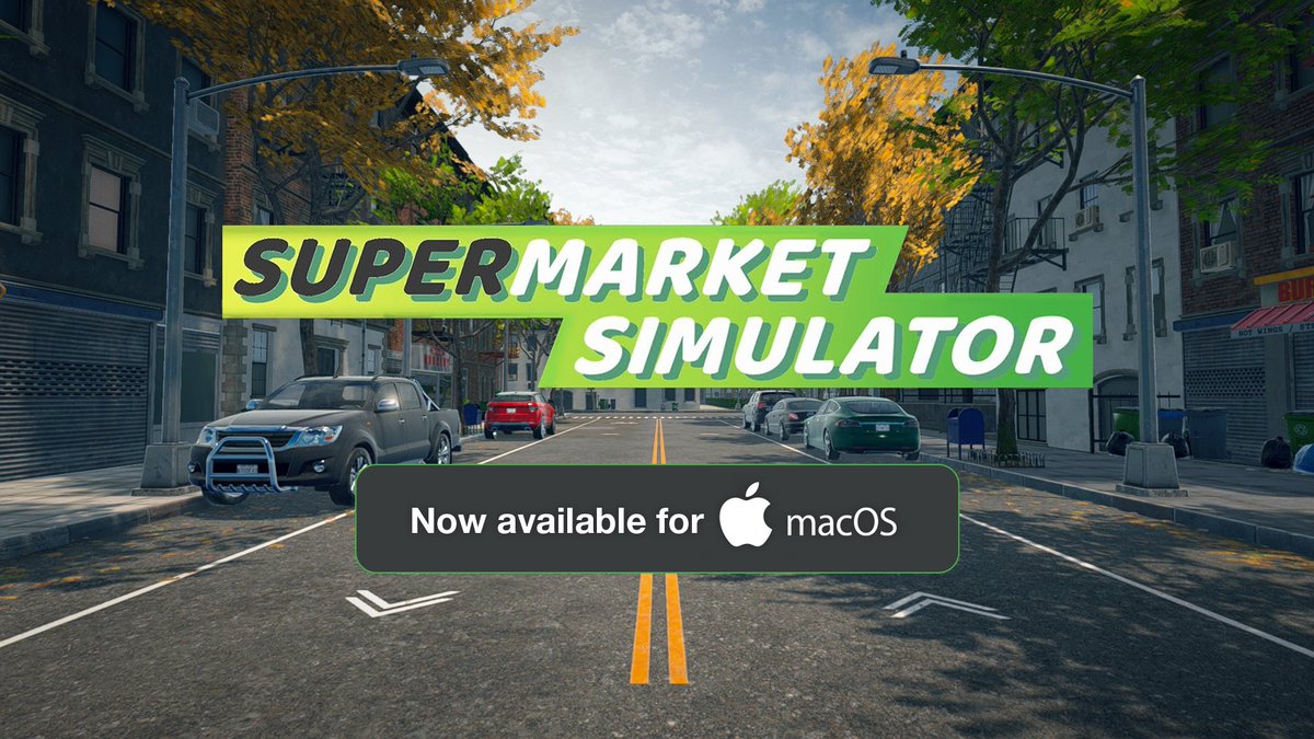 🖥️ Mac users, your time has come!

With the 1.0 Release, Supermarket Simulator is now officially available on macOS! 🎉🍏

#macOS