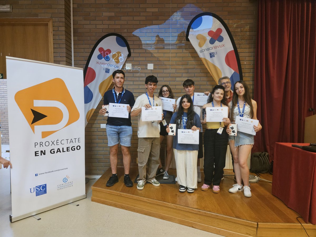 🎖️🌱Entregado o XI Premio Aresa Júnior de Desenvolvemento Rural 

👉Na clausura do Campus XuvenCiencia 2025, 🏆o proxecto “Luz, cor e vida”, de Alba García, Mateo Rivas, Natalia Ramírez, Pedro Asian, Claudia González e Teo Barcala, levou finalmente o galardón.

👏 Noraboa!
