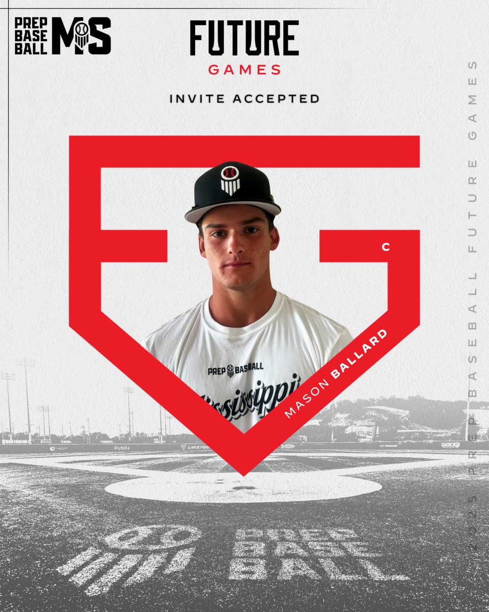 Prep Baseball Mississippi (@prepbaseballms) on Twitter photo ๐๐ฎ๐ฉ๐๐ฅ๐จ, ๐๐ โก๏ธ ๐๐ฆ๐๐ซ๐ฌ๐จ๐ง, ๐๐
+ Mason Ballard (@Mason_Ballard3, 2027) a catcher from @GoldenWaveBSB is headed to <a href="/LakePointSports/">LakePoint Sports</a> to represent #TeamMississippi at the 2025 Prep Baseball Future Games.
๐ค: loom.ly/cLbGVvU // @PrepBaseball ๐๐ฎ๐ฉ๐๐ฅ๐จ, ๐๐ โก๏ธ ๐๐ฆ๐๐ซ๐ฌ๐จ๐ง, ๐๐
+ Mason Ballard (@Mason_Ballard3, 2027) a catcher from @GoldenWaveBSB is headed to <a href="/LakePointSports/">LakePoint Sports</a> to represent #TeamMississippi at the 2025 Prep Baseball Future Games.
๐ค: loom.ly/cLbGVvU // @PrepBaseball