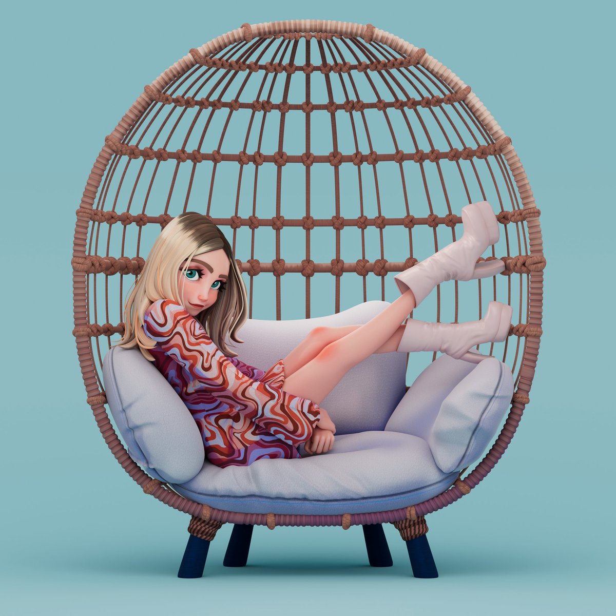 Escorona_3D's tweet image. &quot;Chillin&apos; Girl&quot; 🧡🫰

My latest 3D model based on an awesome concept by @masaeseki 

ArtStn: artstation.com/artwork/dyowRJ
Insta: instagram.com/artcoes_3d/

#3DArt #3DModel #CharacterModel #ZBrush #Maya #StylizedCharacter #PortfolioPiece