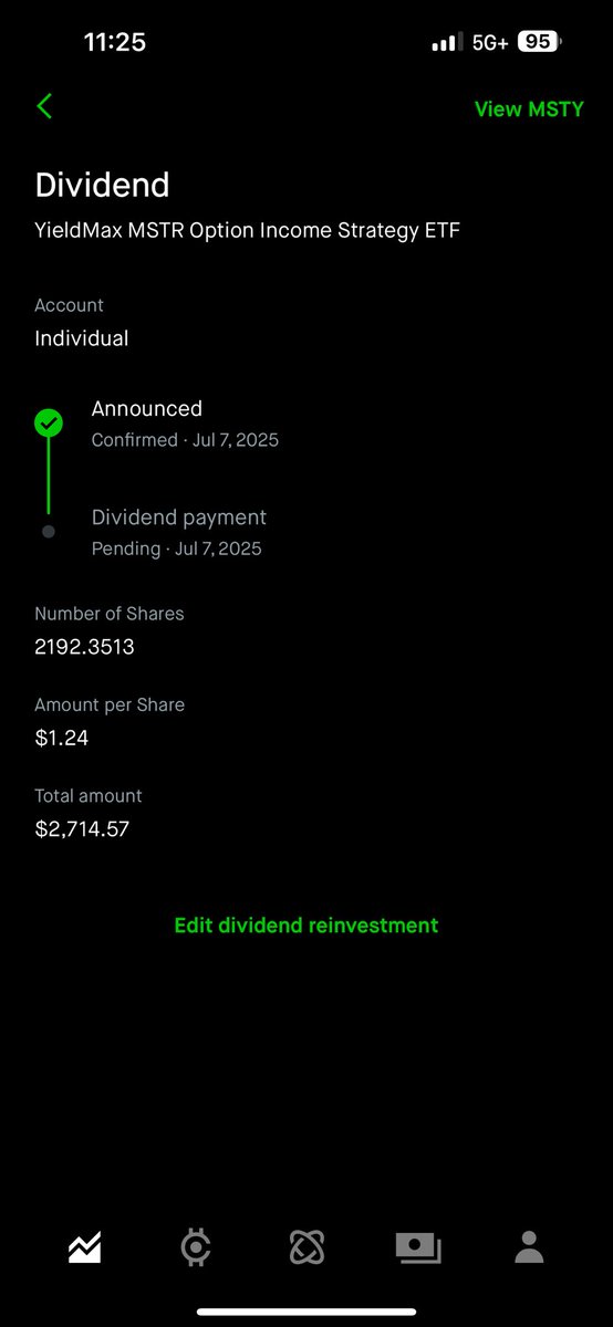 EatMorCh1kin's tweet image. Happy 4th of July and happy #MSTY payday! Great start to 3 day weekend