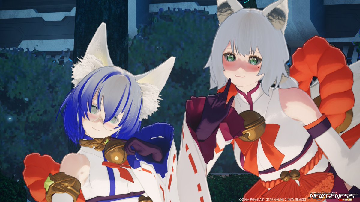 PeaceLayer0079's tweet photo. 今回はツーショット集みたいな感じでｗ
①②シロさんとユクモコスでダブルもっふもふw
@Sirozakura_pso2
③サナさんと和服でお嬢様と女中っぽくｗ
@sana0908ss
④動物園でおサルさんと？
#PSO2NGS_SS
#邪な者 https://t.co/i7w80RzRWl
