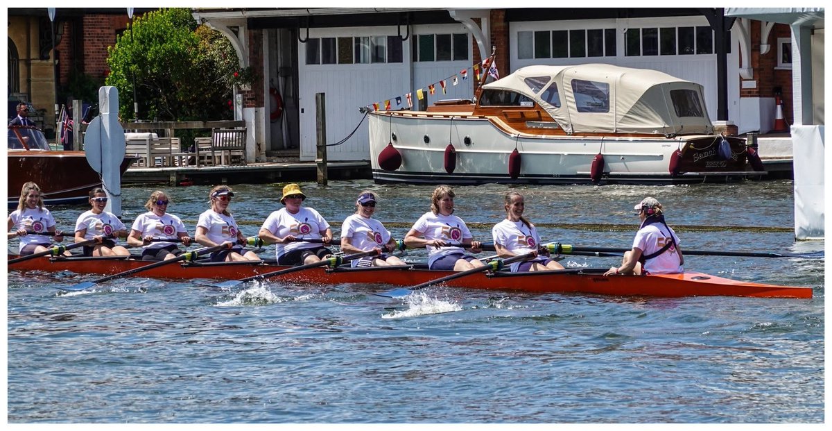 vinezy's tweet image. Today I was part of @HenleyRC row past @HenleyRegatta  celebrating 50 years of women's rowing. The experience was amazing. It really was a coming together of our shared history.