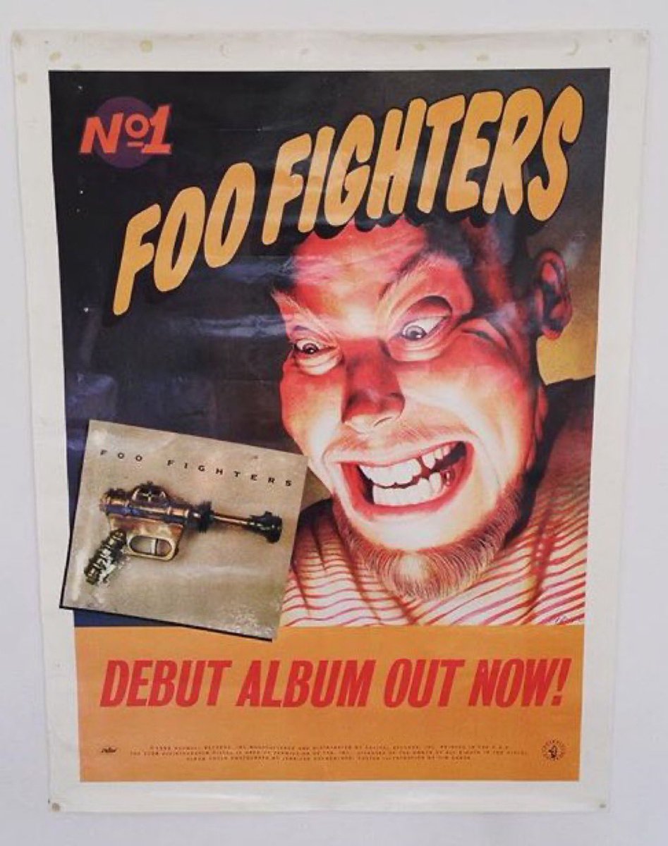 Foo Fighters Archive (@fooarchive) on Twitter photo Me with a <a href="/foofighters/">Foo Fighters</a> advertisment on Queen St, Toronto & the 4ft poster the manager of HMV gave me from their window display.
July 1995.
#FF30 Me with a <a href="/foofighters/">Foo Fighters</a> advertisment on Queen St, Toronto & the 4ft poster the manager of HMV gave me from their window display.
July 1995.
#FF30