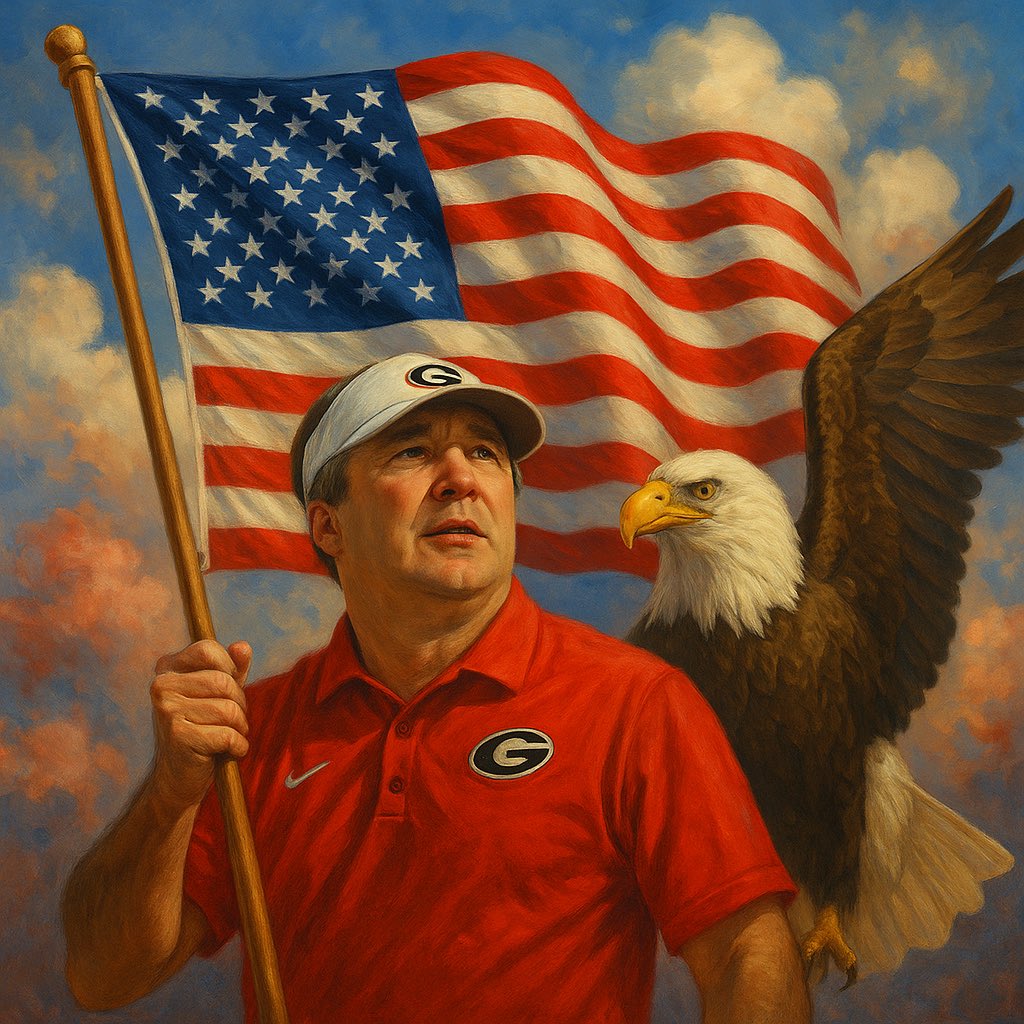 Happy Independence Day America! 🇺🇸 Them DAWGS is hell! #GoDawgs