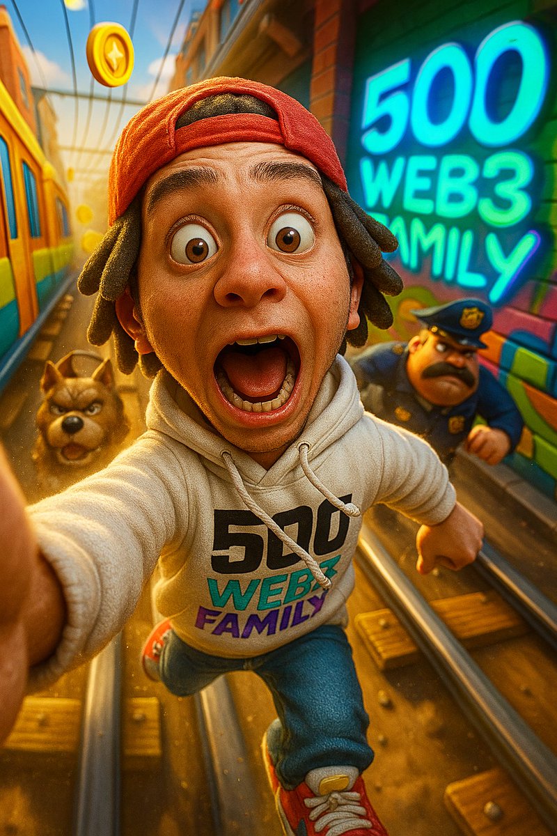 500 WEB3 FAMILY STRONG! 💥
Still running, still building, still having fun  we just getting started.
If you see this, you’re early. 🧠💨