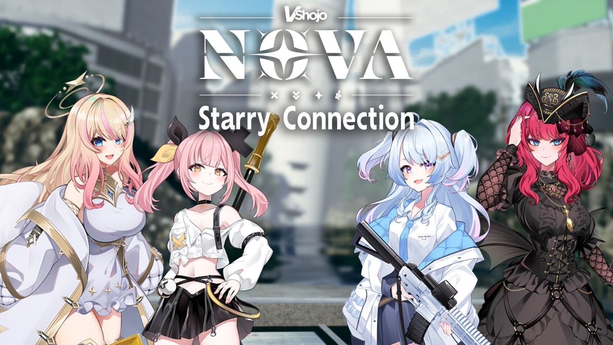 VShojoJP's tweet image. 🏙️重大発表🏙️

VShojo NOVAによる新たな音楽プロジェクト《UNIVOLT》ついに始動‼️

デビュー曲「Starry Connection」が公開となり、ストリーミング配信が開始されました㊗️

▶️ミュージックビデオ
youtu.be/QXJ28-1FBAg
🔗配信リンク
lnk.to/NOVA_SC

#VShojoNOVA #UNIVOLT
