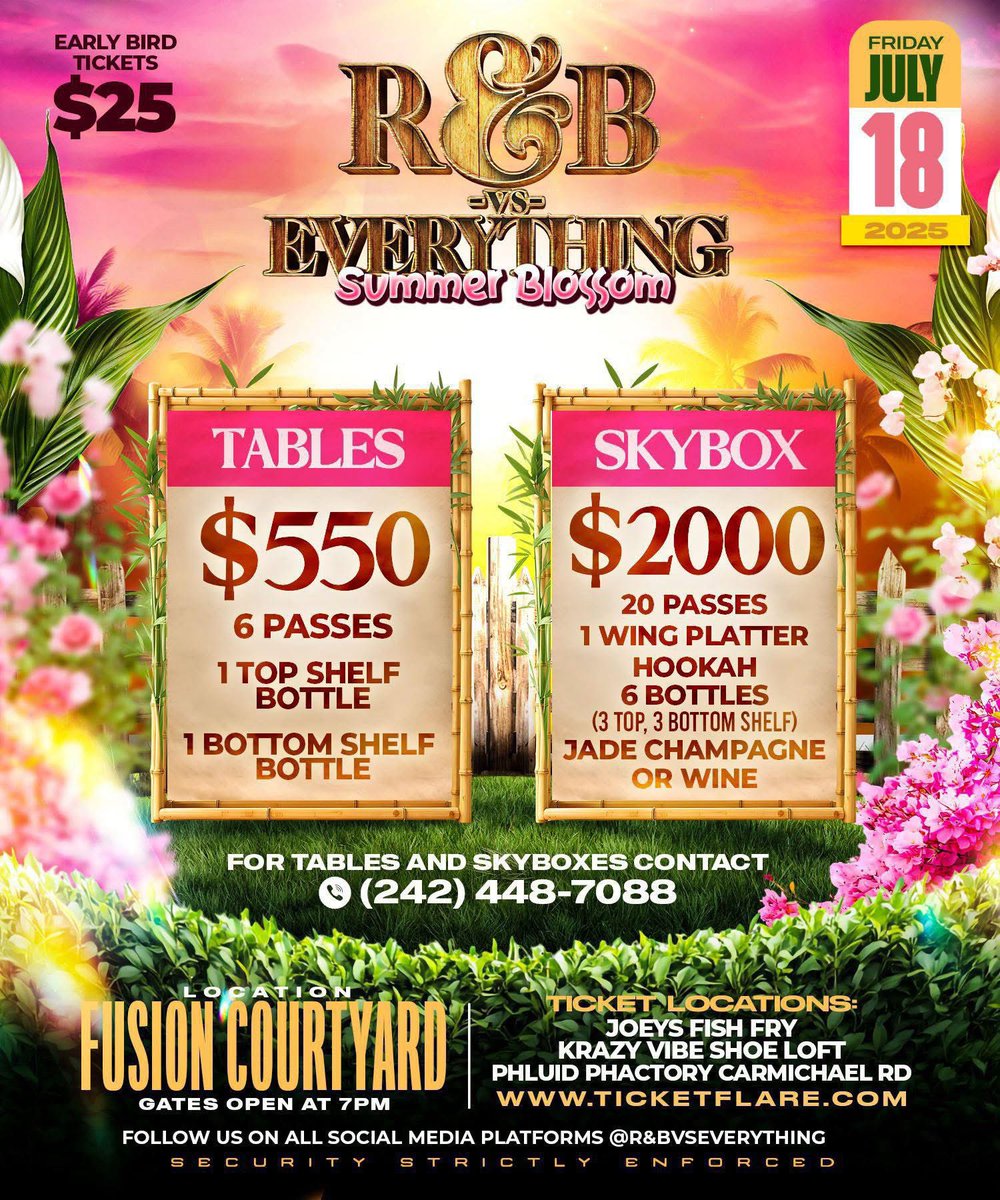 #RT July 18th • R&amp;B Vs Everything 🌻