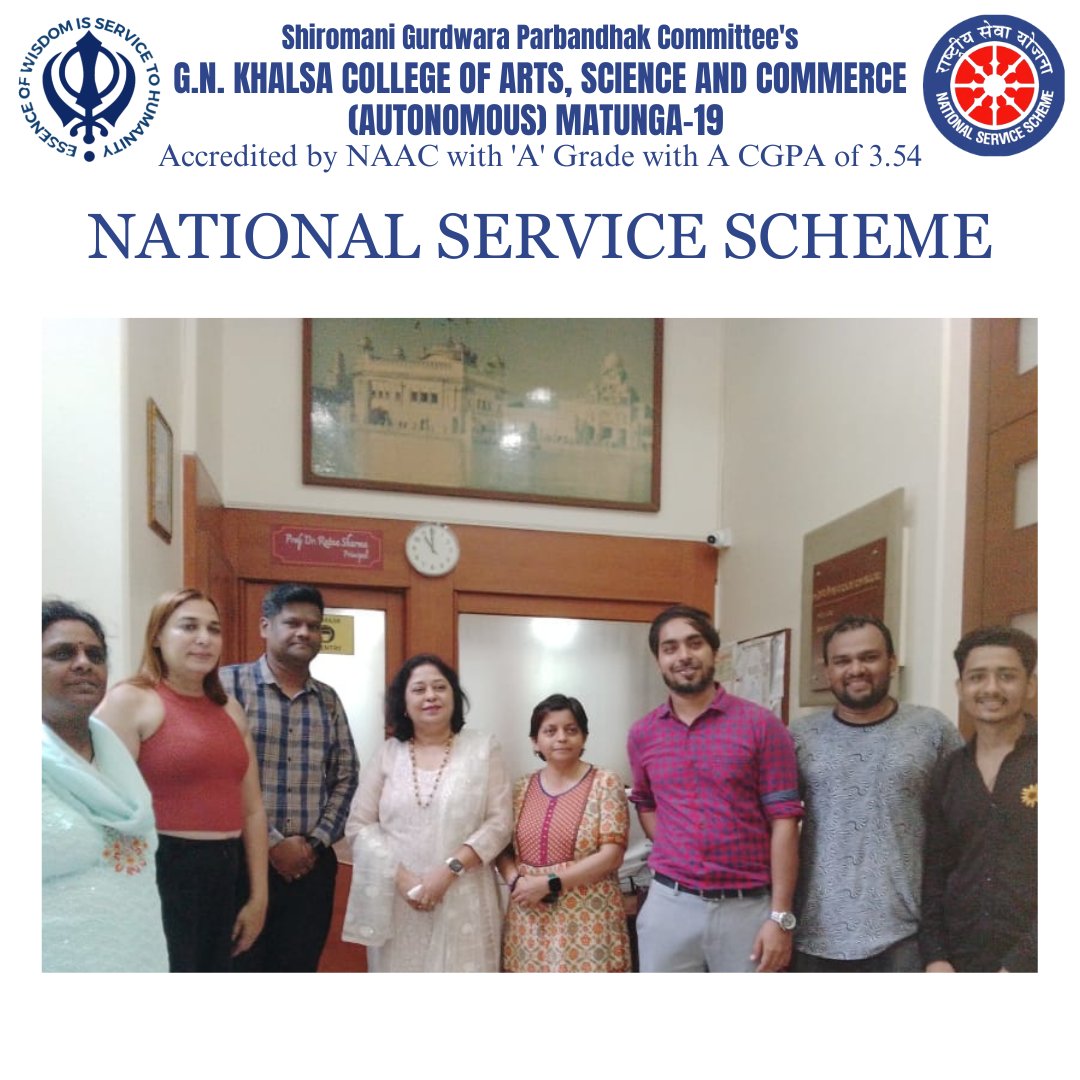 N.S.S UNIT OF GURU NANAK KHALSA COLLEGE tweet media