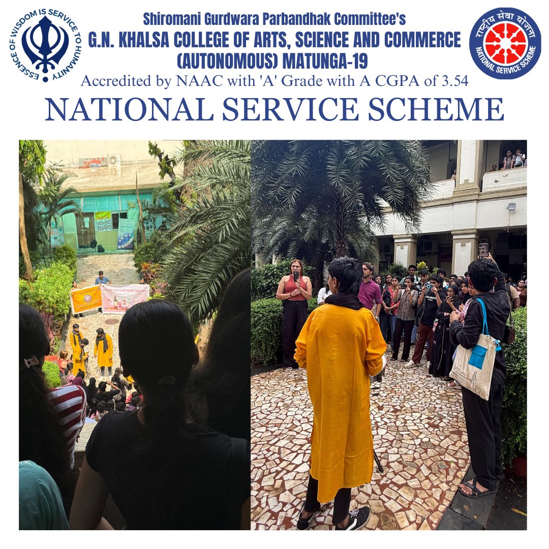 N.S.S UNIT OF GURU NANAK KHALSA COLLEGE tweet media