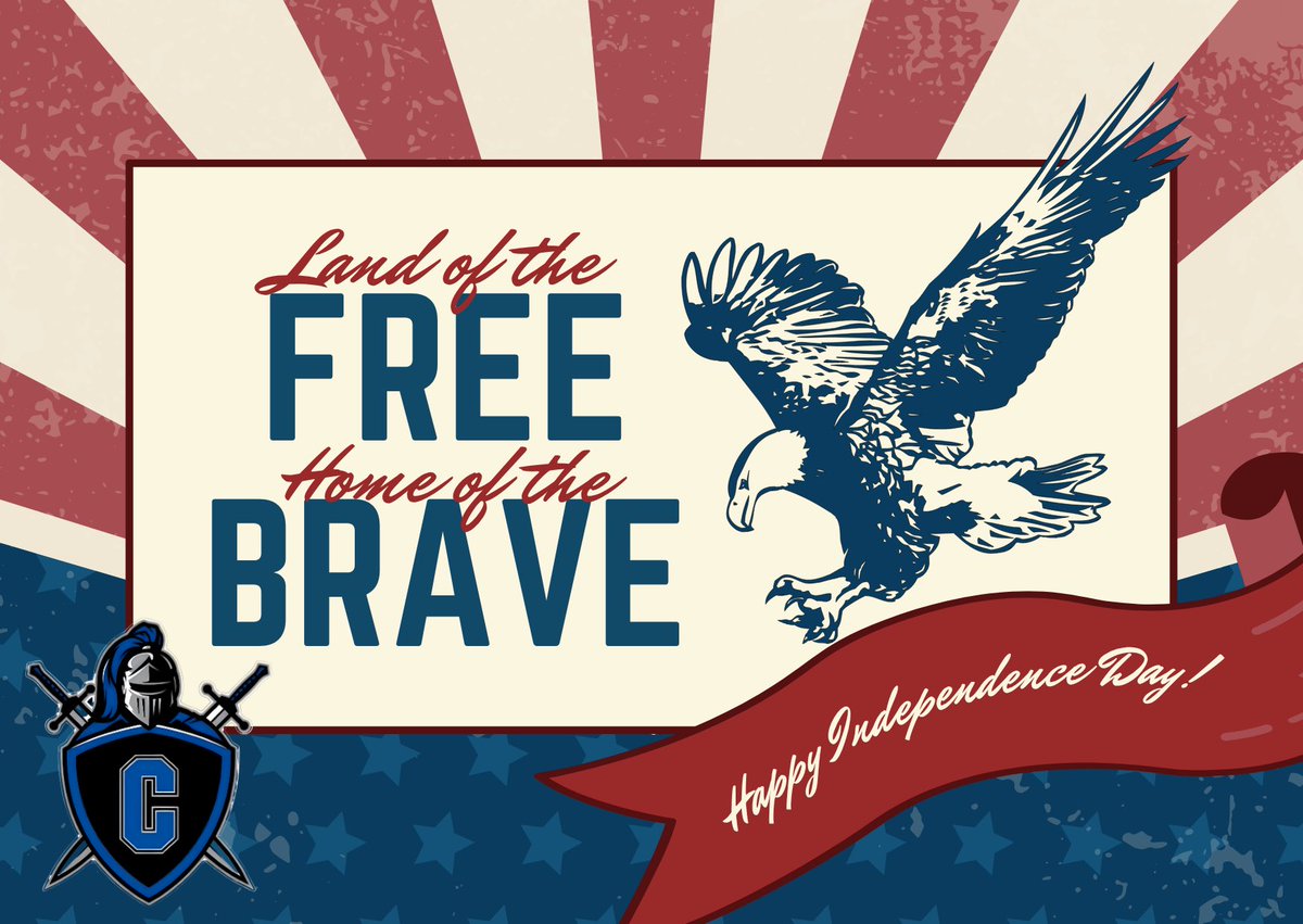CHSKnightsFB's tweet image. Happy 4th to all our Knights families and fans!