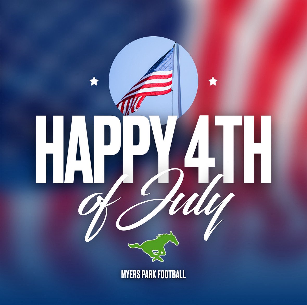 myersparkfball's tweet image. Happy 4th!🇺🇸