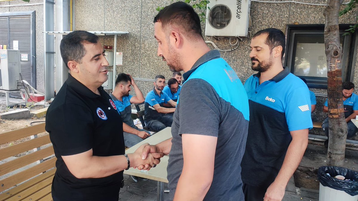 İBRAHİM BİÇER (@ibrahimbicer60) on Twitter photo Ankara Şubemize bağlı BEKO BMİ İşletmesi 16:00 - 24:00 vardiyası çalışanı arkadaşlarımızı ziyaret ederek güncel konularda fikir alışverişinde bulunduk
Arkadaşlarımıza Genel başkanımız Sayın <a href="/AltundagUysal/">Uysal ALTUNDAĞ</a> ’ın selamlarını ilettik .
#TmsAnkaraŞube
#ArkamızdaKocaDağ
<a href="/AltundagUysal/">Uysal ALTUNDAĞ</a> Ankara Şubemize bağlı BEKO BMİ İşletmesi 16:00 - 24:00 vardiyası çalışanı arkadaşlarımızı ziyaret ederek güncel konularda fikir alışverişinde bulunduk
Arkadaşlarımıza Genel başkanımız Sayın <a href="/AltundagUysal/">Uysal ALTUNDAĞ</a> ’ın selamlarını ilettik .
#TmsAnkaraŞube
#ArkamızdaKocaDağ
<a href="/AltundagUysal/">Uysal ALTUNDAĞ</a>