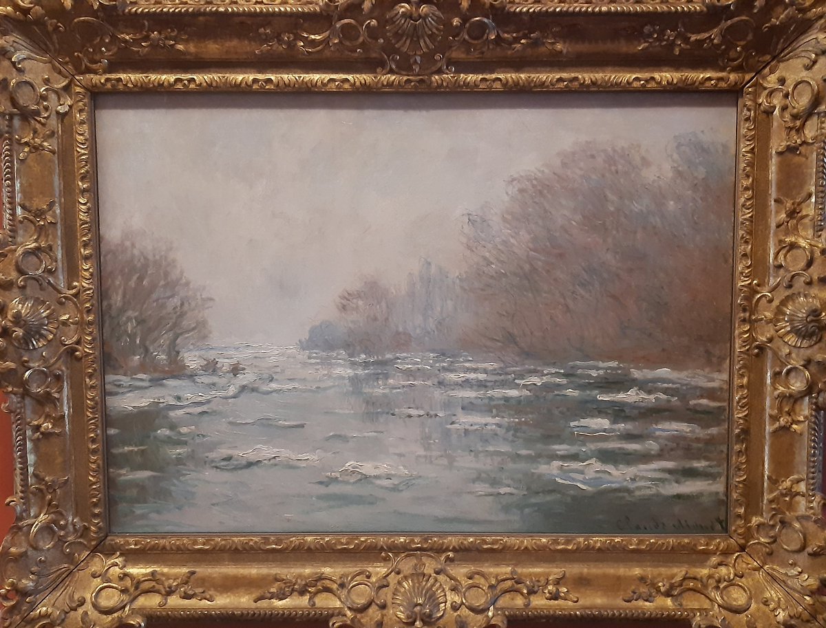 Il y a quelques Monet au Louvre et il n'y a jamais personne dans ces salles fraîches. Un délice.