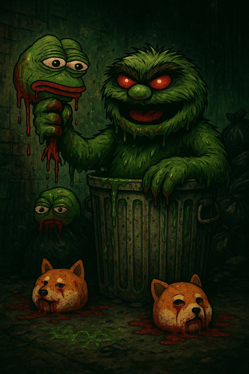 🩸 The meme gods are dead.
$GORBA tore their faces off and fed them to the trash.

Their heads rot at his feet.
Their charts bleed in silence.
No mercy. No moon. No escape.

This isn’t a revival.
It’s revenge.

#GORBA #CryptoGarbage #AltcoinExecutioner #MemeCoinFuneral