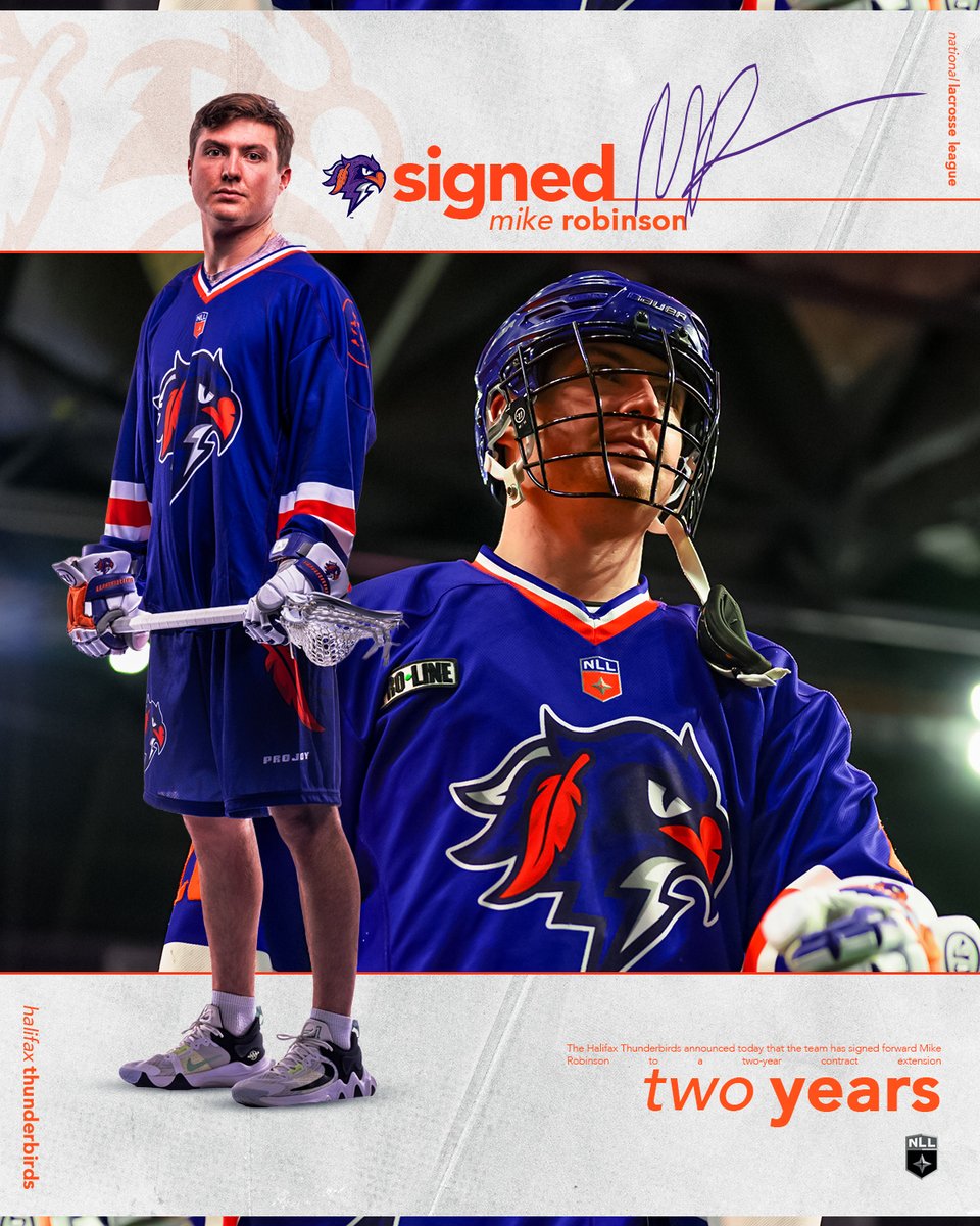 Halifax Thunderbirds (@hfxthunderbirds) on Twitter photo Two more for two-zero!
We have signed <a href="/Mrobinson_19/">Mike Robinson</a> to a two-year contract extension
✍️ bit.ly/HFXsignRobinson Two more for two-zero!
We have signed <a href="/Mrobinson_19/">Mike Robinson</a> to a two-year contract extension
✍️ bit.ly/HFXsignRobinson