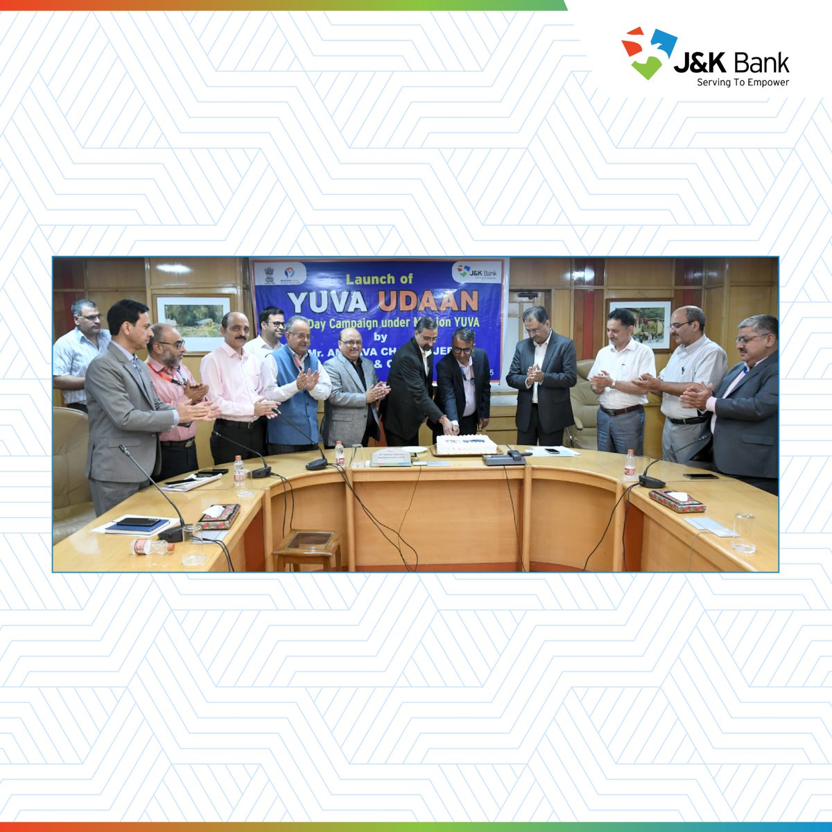 Powered by Mission YUVA, J&amp;K Bank launches campaign ‘YUVA Udaan’

Mission YUVA not just an initiative but a transformational opportunity for the youth of J&amp;K: MD &amp; CEO

Click here to know more - facebook.com/share/p/1HZi9q…

#JKBank