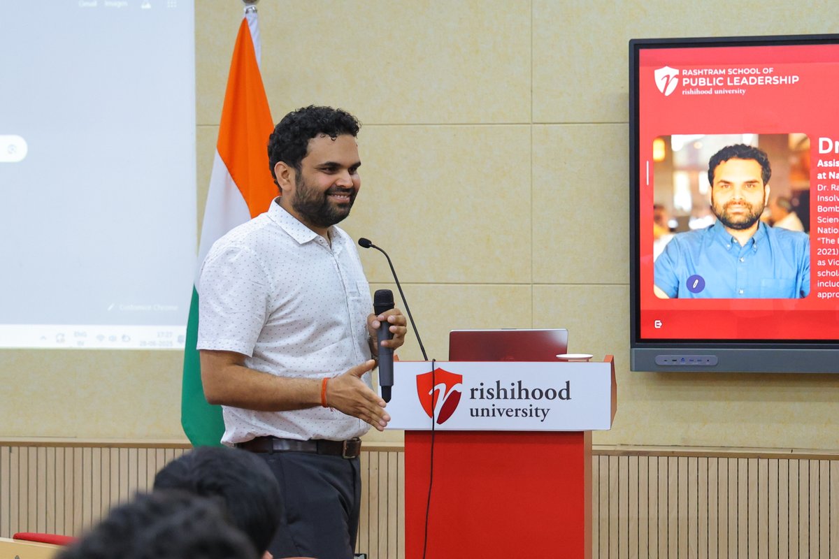 Rashtram School of Public Leadership, RU (@rashtramspl) on Twitter photo At #PolicyBootCamp25, <a href="/raghavpandeyy/">Raghav Pandey</a> , PhD — Assistant Professor, Insolvency Law Expert, and Author at NLU Delhi — delivered a powerful session on the essence of law, calling it “nothing more than common sense.” He emphasized that law is rooted in language and customs, and At #PolicyBootCamp25, <a href="/raghavpandeyy/">Raghav Pandey</a> , PhD — Assistant Professor, Insolvency Law Expert, and Author at NLU Delhi — delivered a powerful session on the essence of law, calling it “nothing more than common sense.” He emphasized that law is rooted in language and customs, and