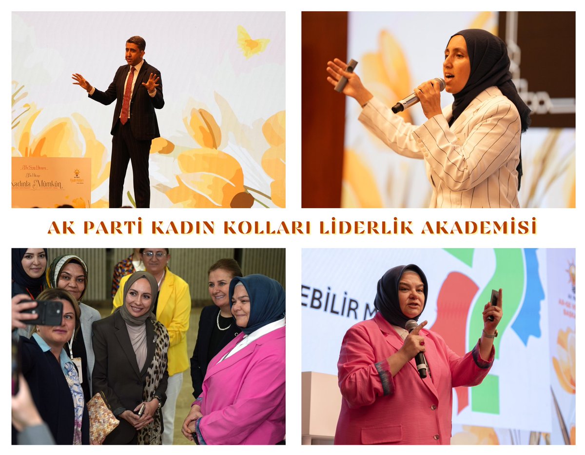 📍AK Parti Kadın Kolları Liderlik Akademisi

Her oturumuyla teşkilat ruhunu pekiştiren; kadın kadrolarımızın fikrî ve manevi donanımını zenginleştiren dolu dolu bir programla, teşkilatımız etkili iletişimden manevi iyi oluşa, kişisel farkındalıktan mizaç haritasına uzanan