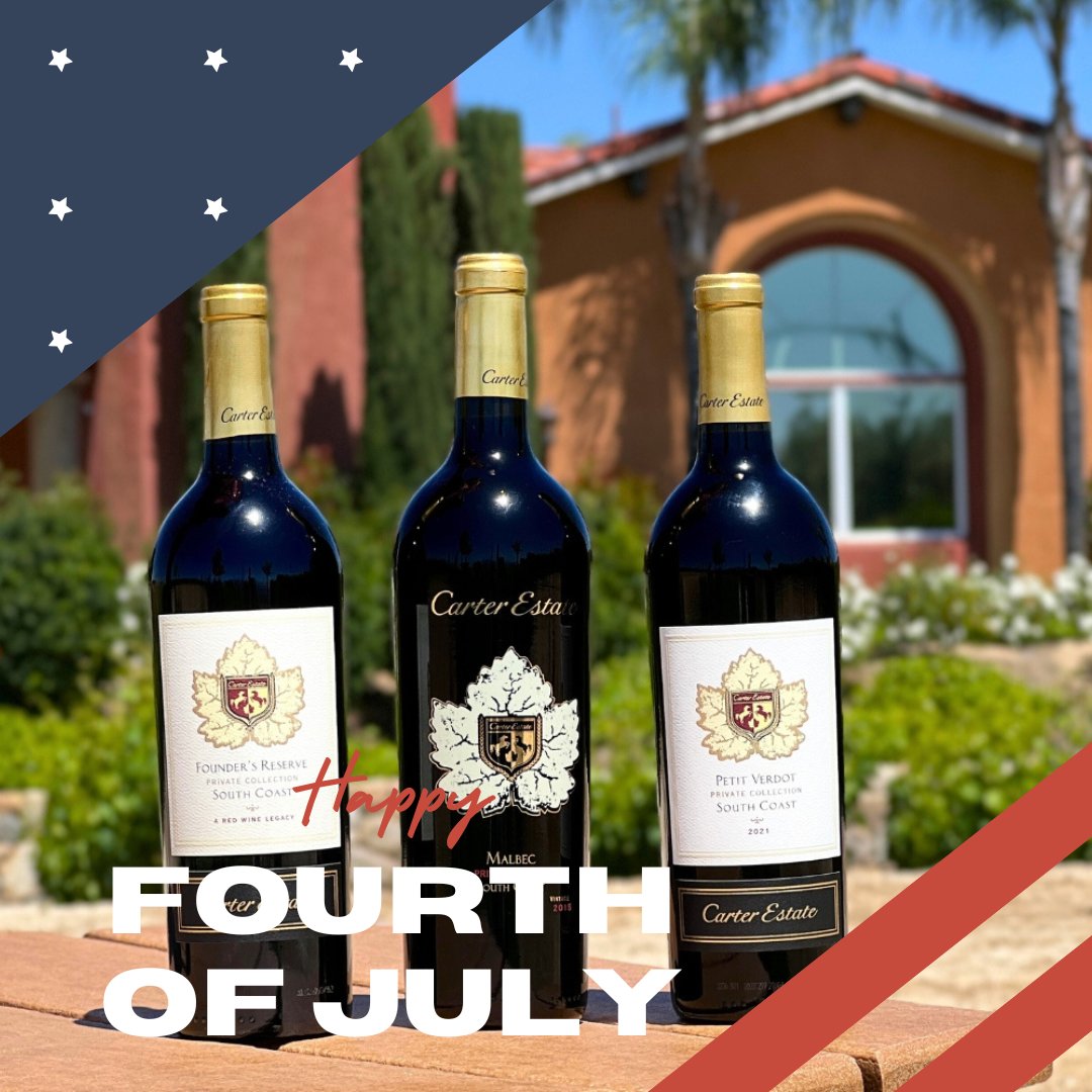 Stay safe and drink responsibly; Happy Fourth of July from Carter Estate! 🇺🇸