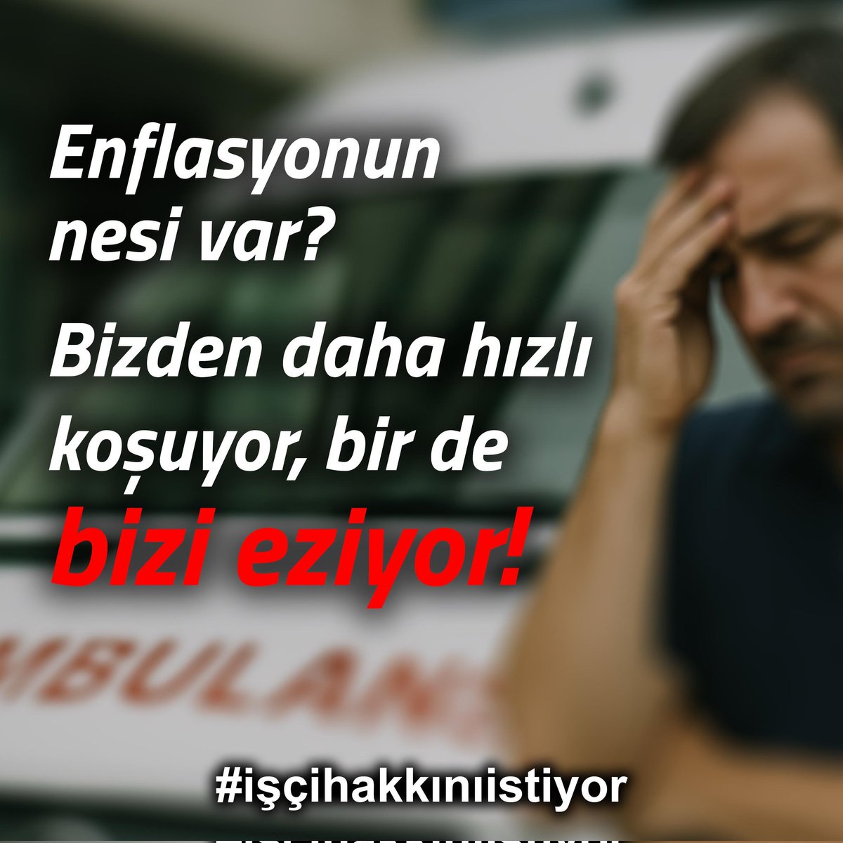 Kamu emekçisinin sesini duyun! #işçihakkınıistiyor <a href="/RTErdogan/">Recep Tayyip Erdoğan</a> <a href="/isikhanvedat/">Prof. Dr. Vedat Işıkhan</a> <a href="/iletisim/">T.C. İletişim Başkanlığı</a> <a href="/memetsimsek/">Mehmet Simsek</a>