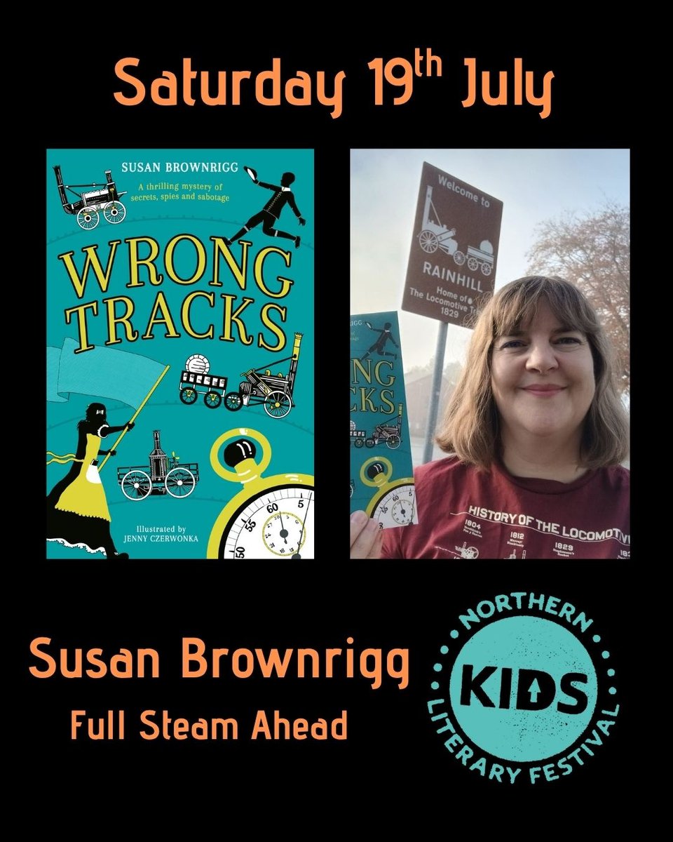 NYALitFest's tweet image. Step back in time with children’s book author Susan Brownrigg and discover how real life people, places and stories inspire her writing.

Sniff a steam train smell cube and learn about the different steam engines that competed at the Rainhill Trials.

tinyurl.com/38d6ee8w