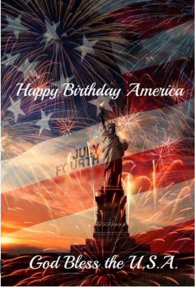 usadanceradio's tweet photo. Happy Birthday America 
#Happy4thofJuly 
Have a great day all https://t.co/uGgp6rTjpw