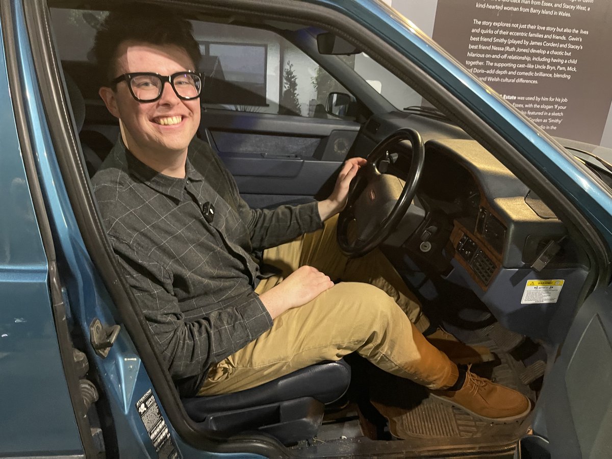 Oh! What's occurring?

That's well lush that we're on #BBCBreakfast tomorrow
as presenter #JoshBowness gets excited by
our "tidy" collection of #GavinandStacey cars from the hit TV show. 

Wake up early . . . or come and see them for yourself at #OnScreenCars at #Beaulieu