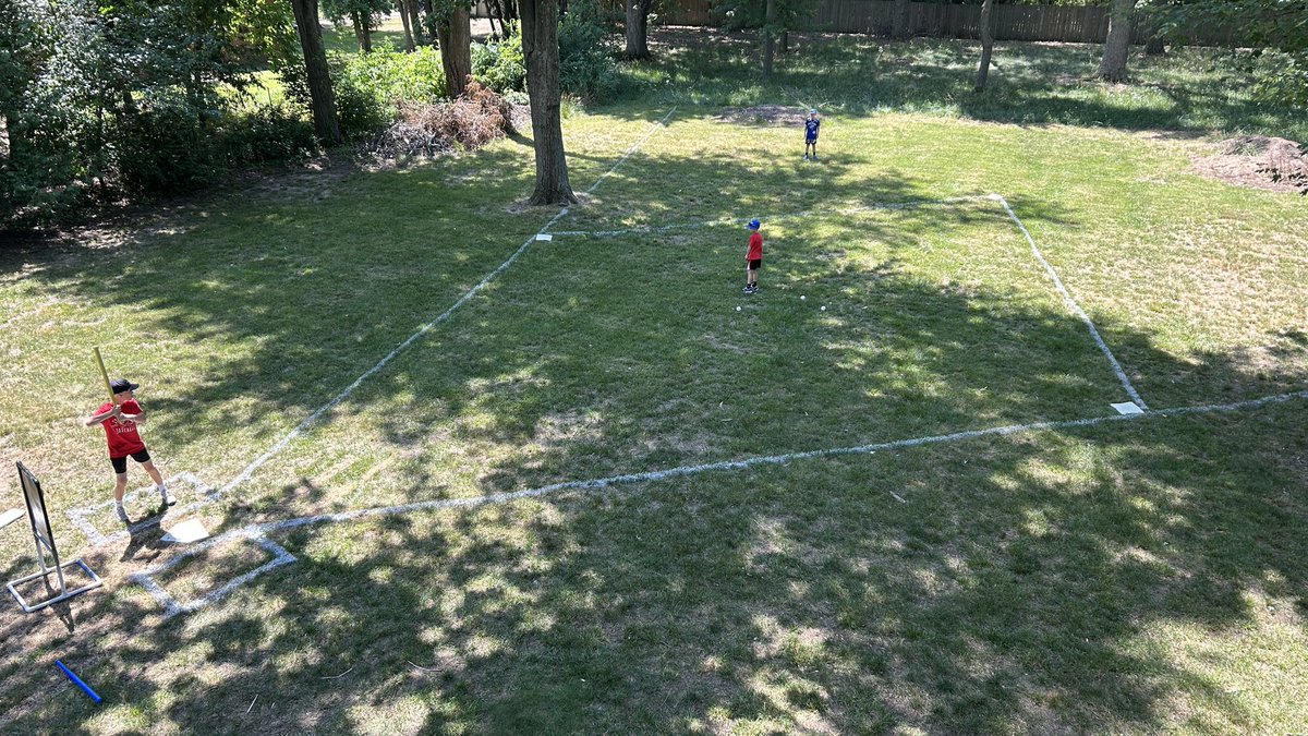 JustinFeldkamp's tweet image. Wiffle ball paradise. Press box included.
