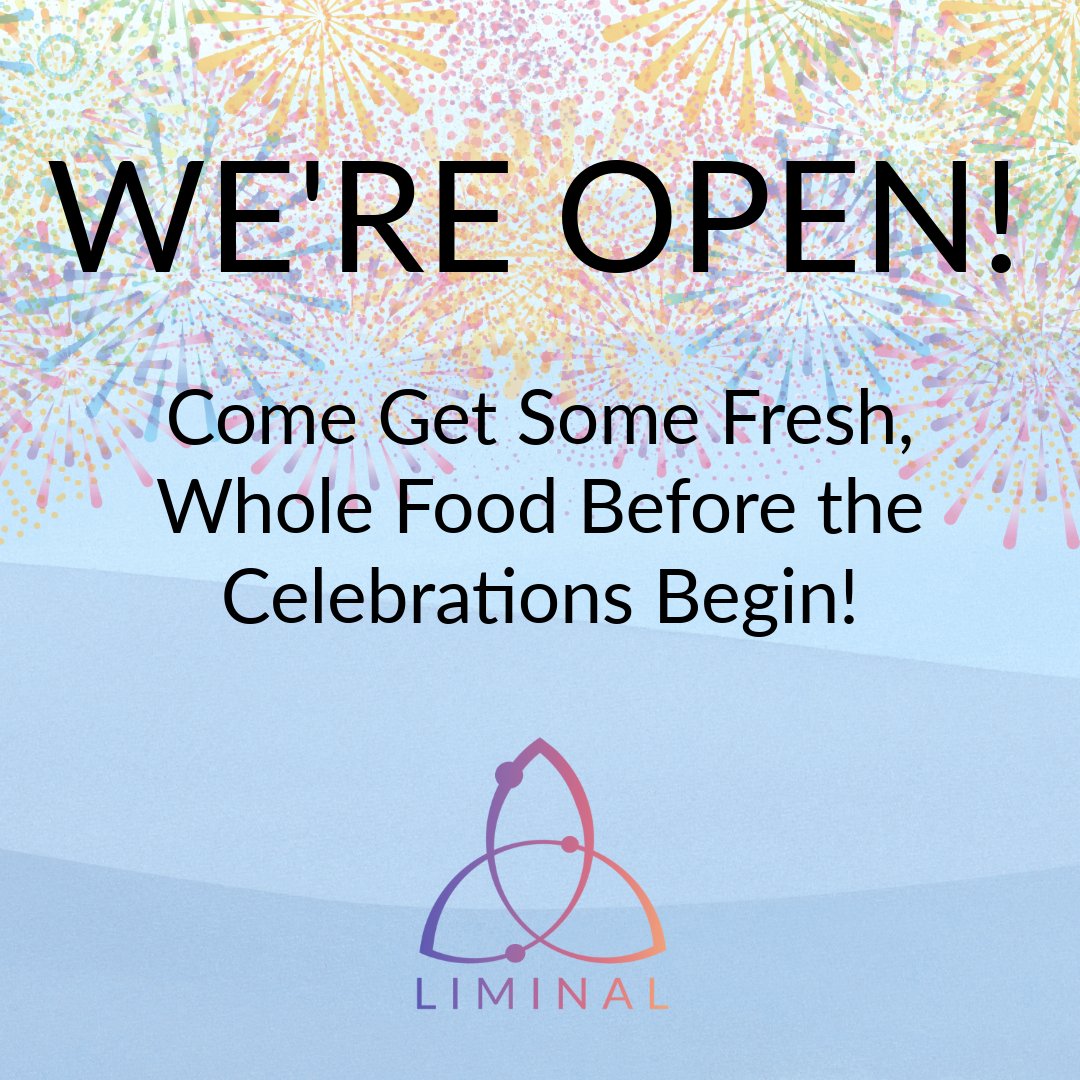 liminalfc's tweet photo. Normal hours today - 11a - 8:30p! 

Hope to wish y'all a lovely holiday in person, see you soon and Happy 4th! https://t.co/IX5kCrJDZZ